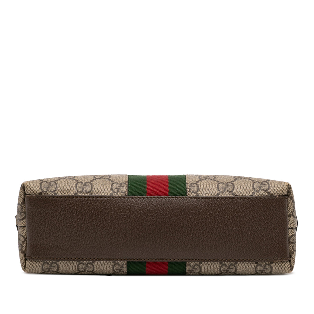 Gucci Small GG Supreme Web Ophidia Dome Sac porté croisé