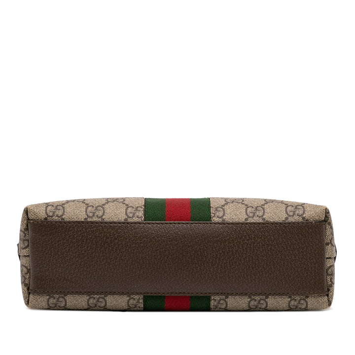 Gucci Small GG Supreme Web Ophidia Dome Sac porté croisé