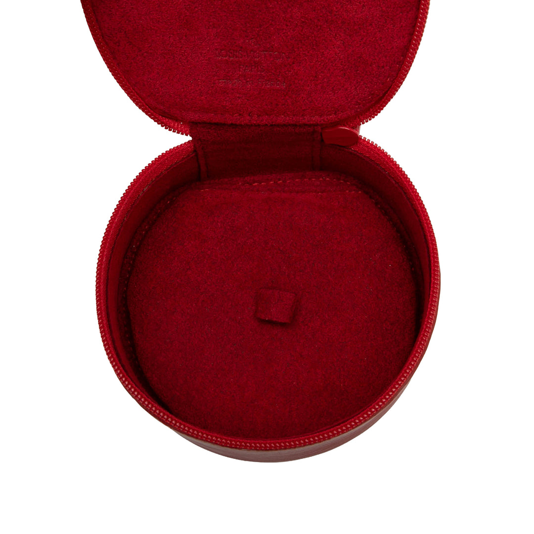 Ecrin Bijoux Travel Jewelry Étui Épi Rouge