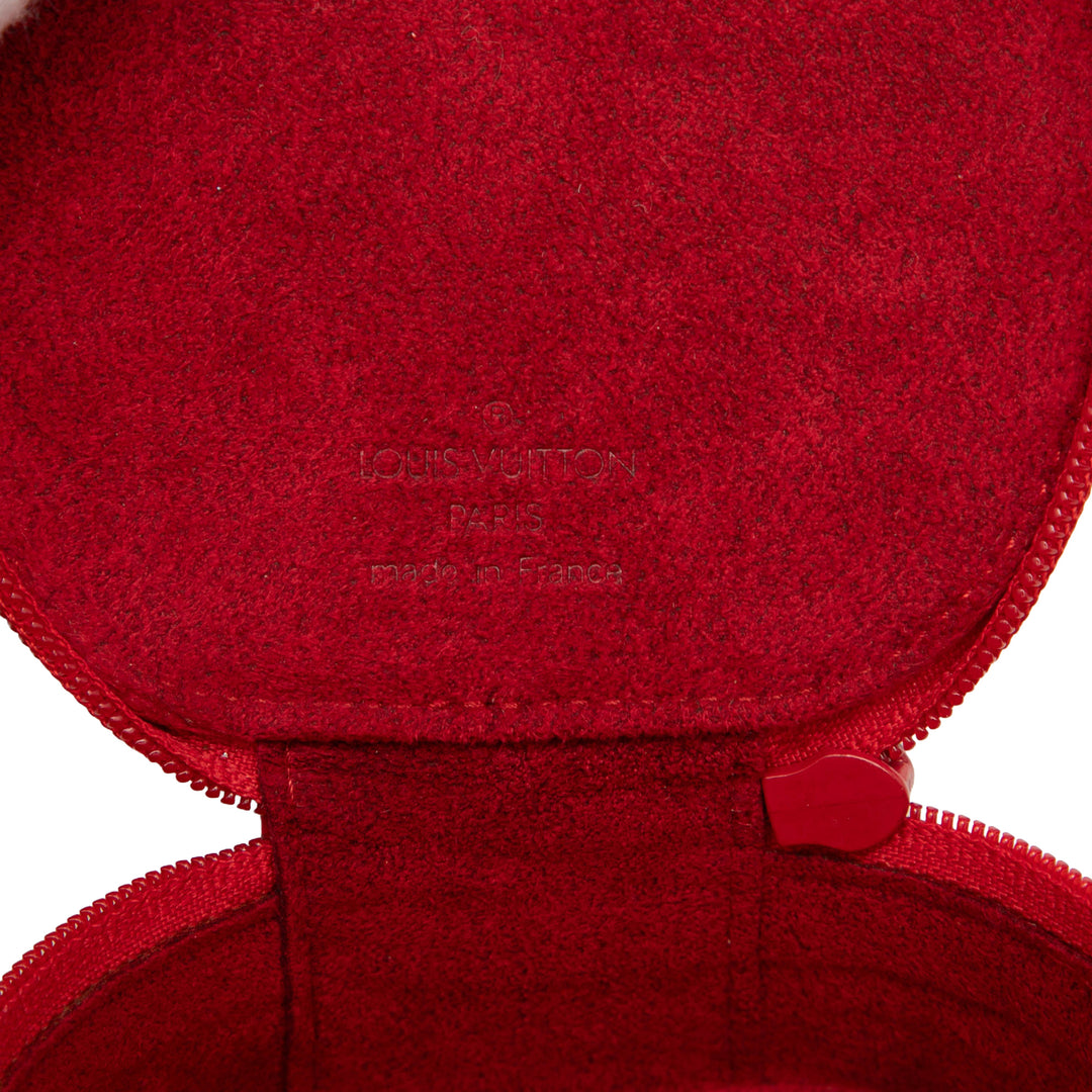 Ecrin Bijoux Travel Jewelry Étui Épi Rouge