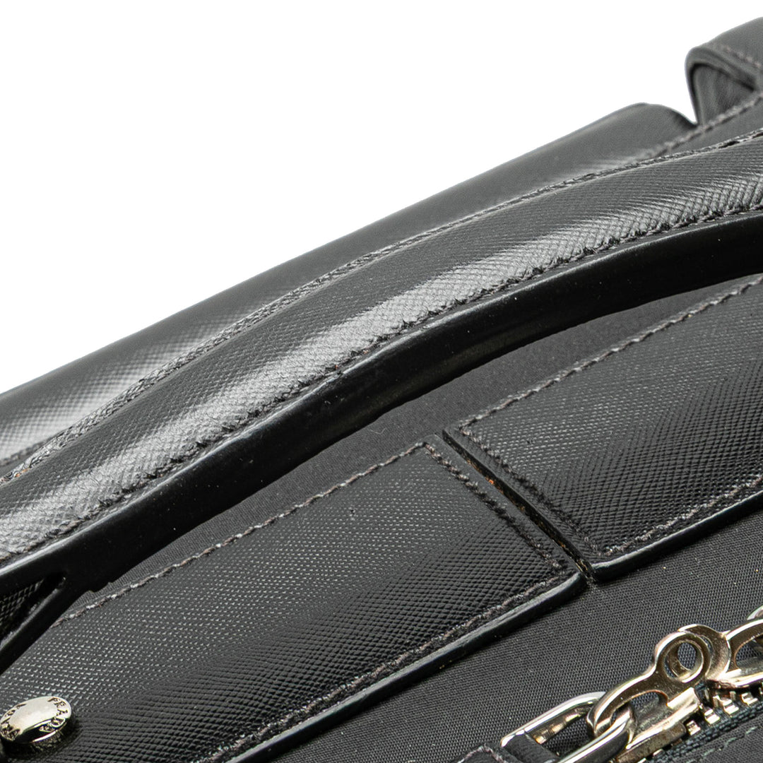 Tessuto Travel Bag Black - Gaby Paris