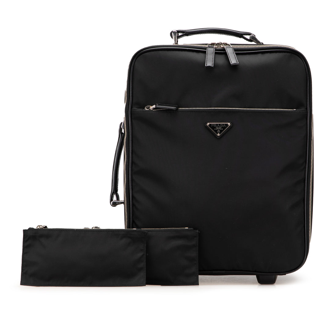 Tessuto Travel Bag Black - Gaby Paris
