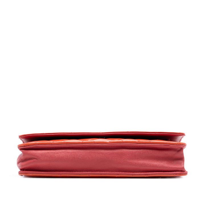 Chanel CC Matelassé Cuir verni Wallet on Chain – GABY PARIS Authentique