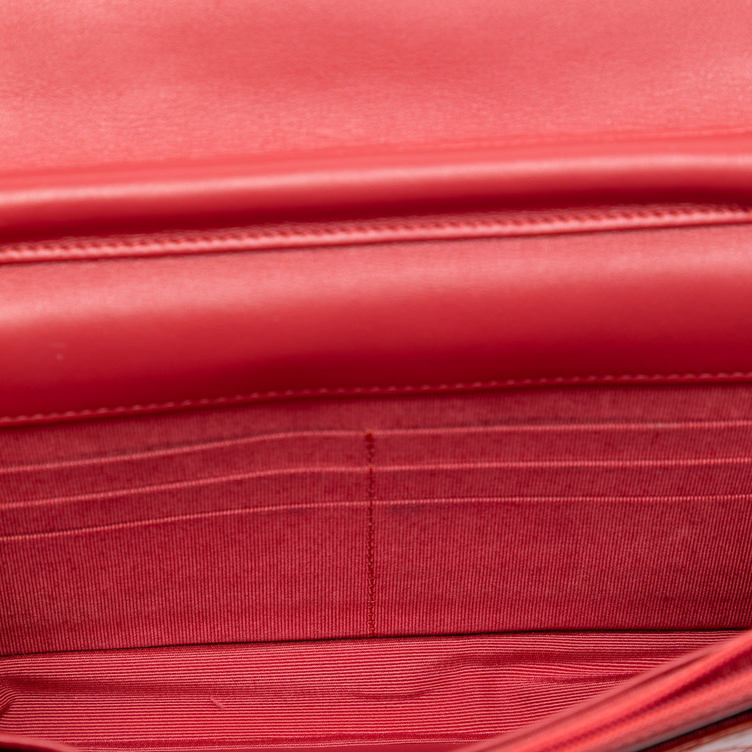 Chanel CC Matelassé Cuir verni Wallet on Chain – GABY PARIS Authentique