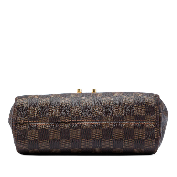 Louis Vuitton Sac à main Croisette Damier Ébène Marron – vue 3 – GABY PARIS