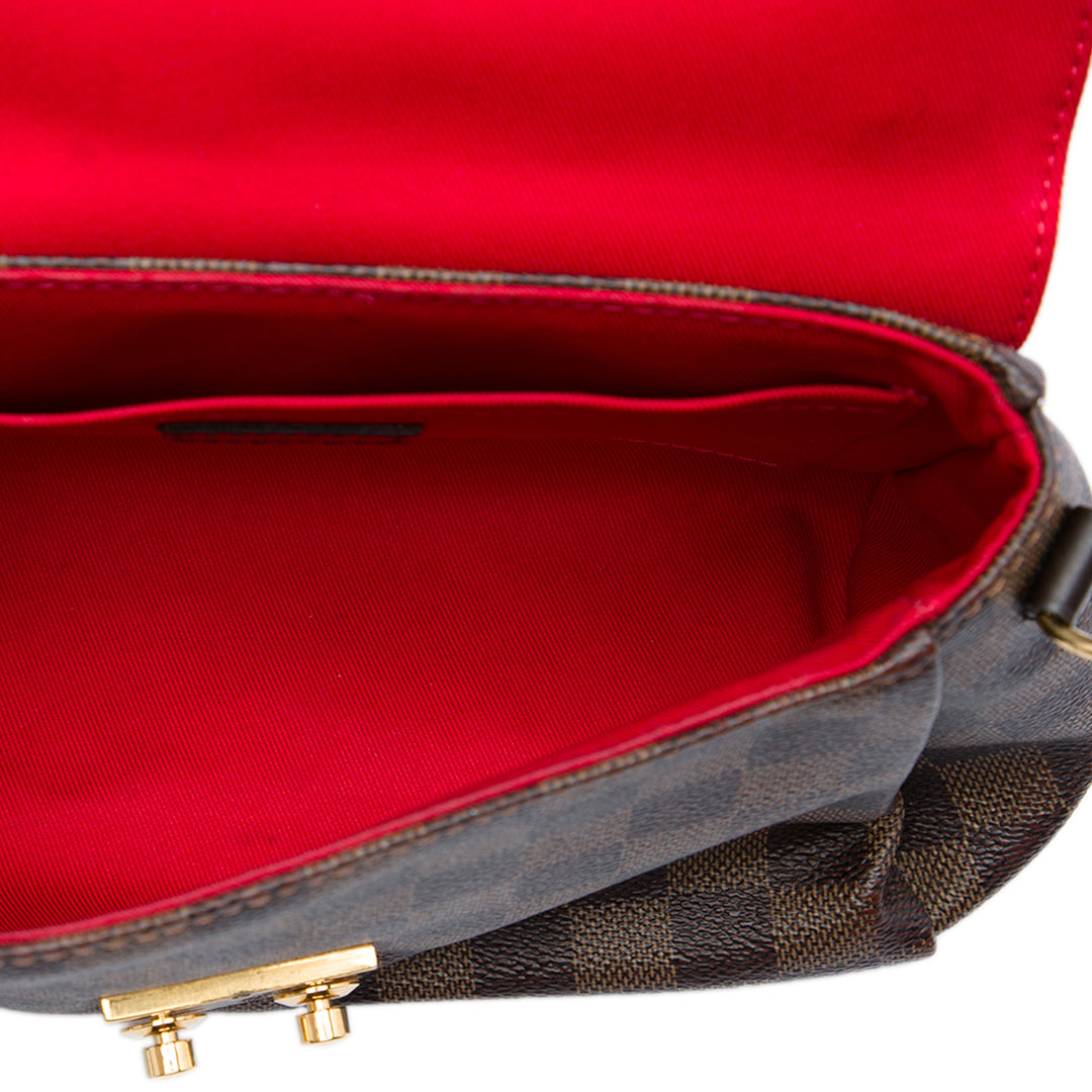 Louis Vuitton Sac à main Croisette Damier Ébène Marron – vue 4 – GABY PARIS