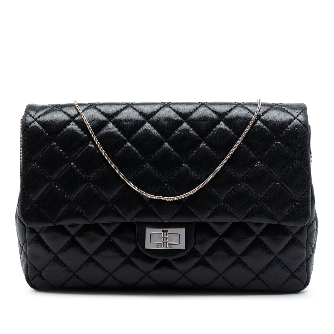 Chanel Matelassé Iridescent Cuir d’agneau Reissue 2.55 Chain à rabat