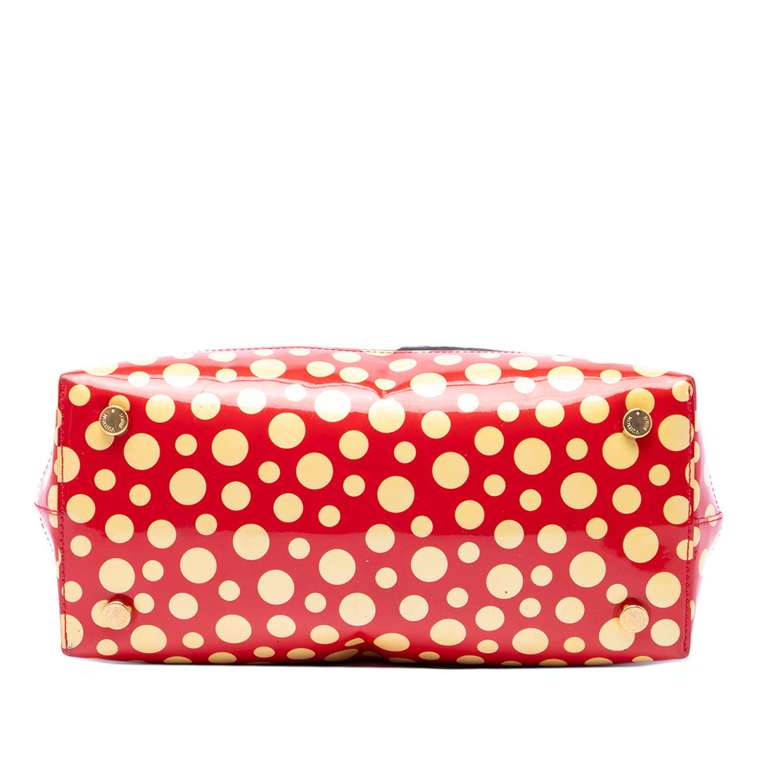 Louis Vuitton Yayoi Kusama Monogram Lockit Vertical Dots Infinity MM