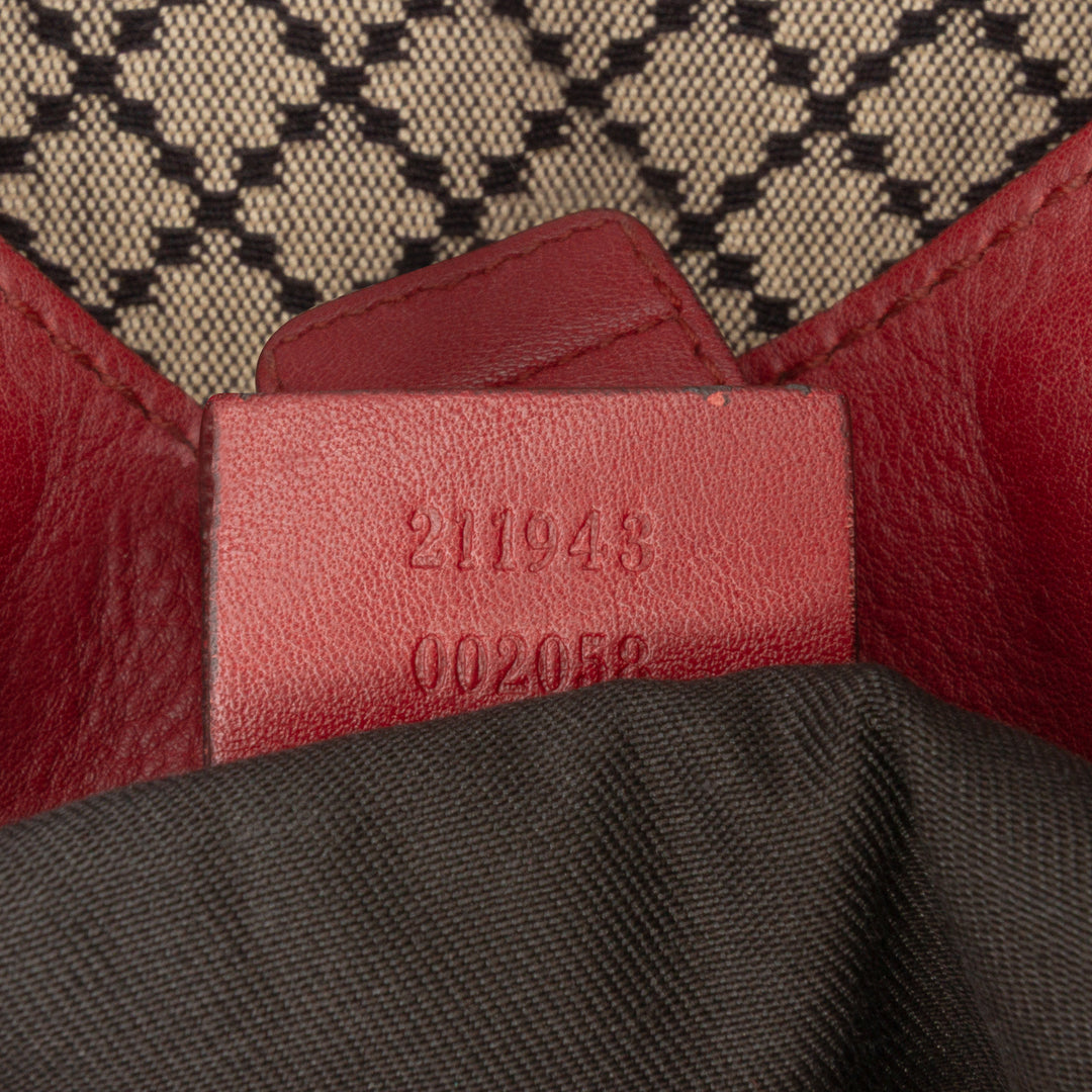 Gucci Large Diamante Toile Sukey Cabas Marron – GABY PARIS Authentique