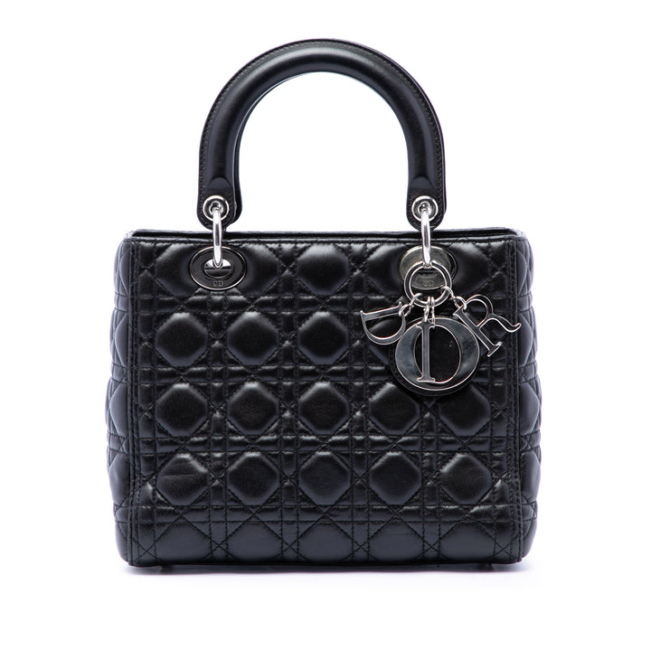 Dior Medium Cuir d’agneau Cannage Lady Dior