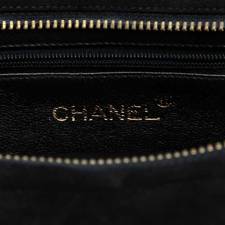 Chanel Chevron Velours CC Stones Sac porté croisé