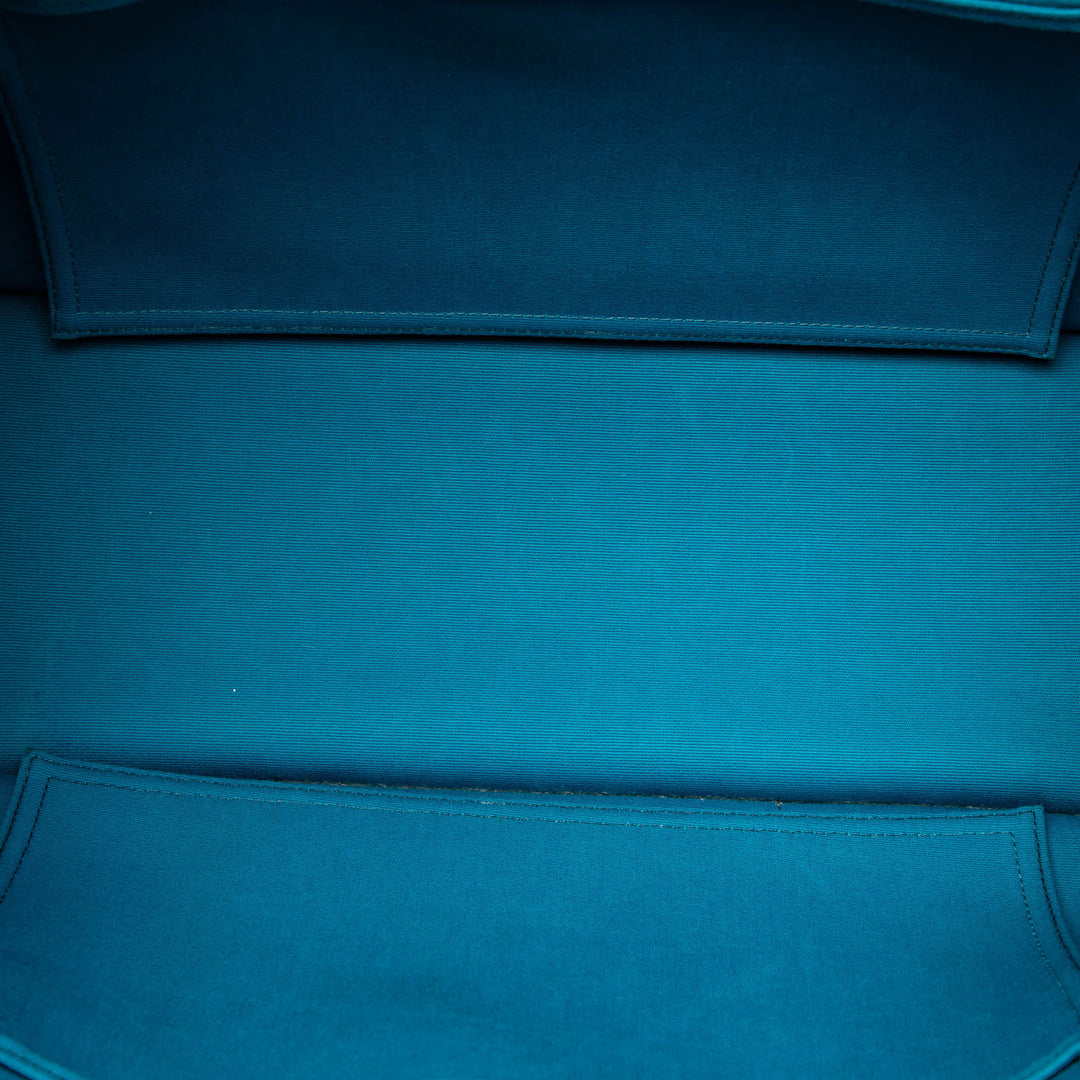 Hermès Sac à main Bicolore Cabag Elan PM Bleu – vue 4 – GABY PARIS