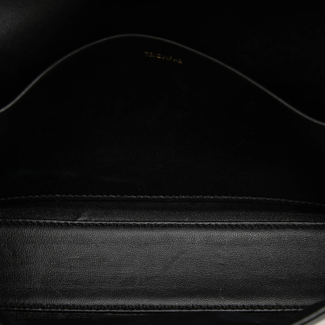 Celine brillant Triomphe Claude Sac Cuir de veau Noir – vue 4 – GABY PARIS
