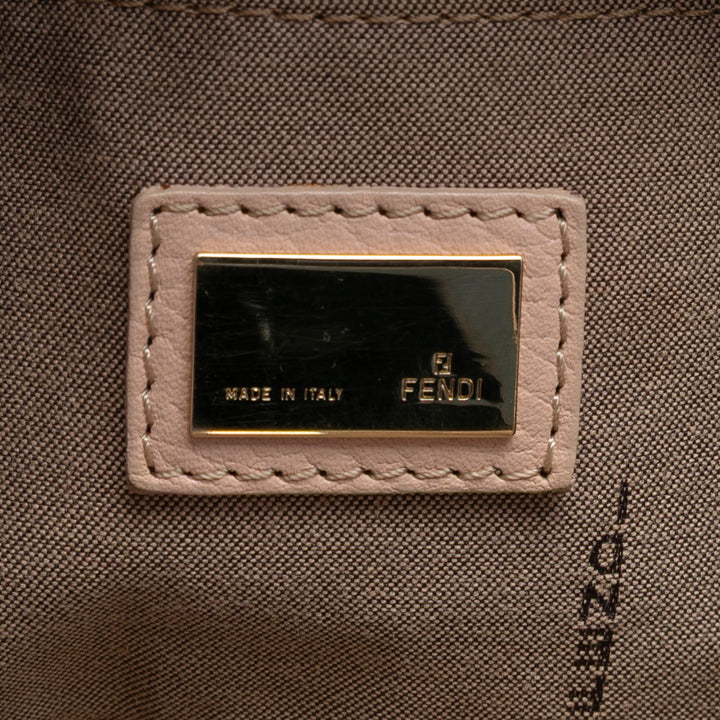 Fendi Multicolore Zucchino Cabas Petit Tissu