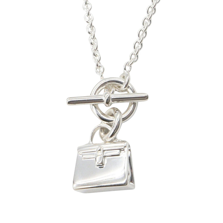 Hermès Sterling Amulettes Kelly Pendant Collier