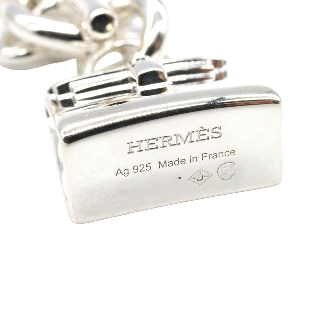 Hermès Sterling Amulettes Kelly Pendant Collier