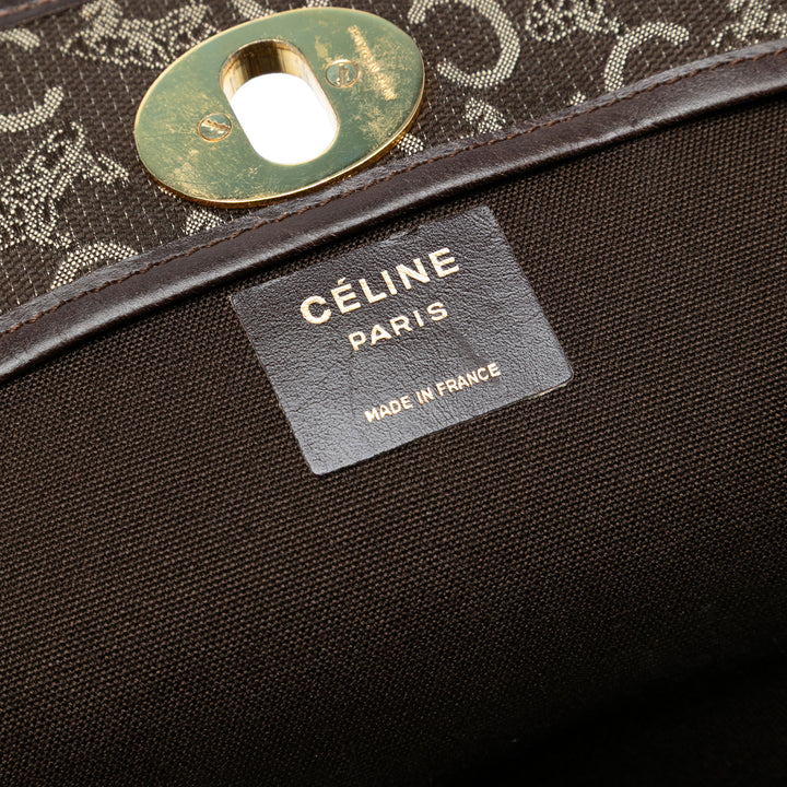 Celine C Carriage Toile Sac bandoulière