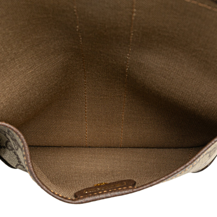 GG Supreme Web Pouch Brown - Gaby Paris