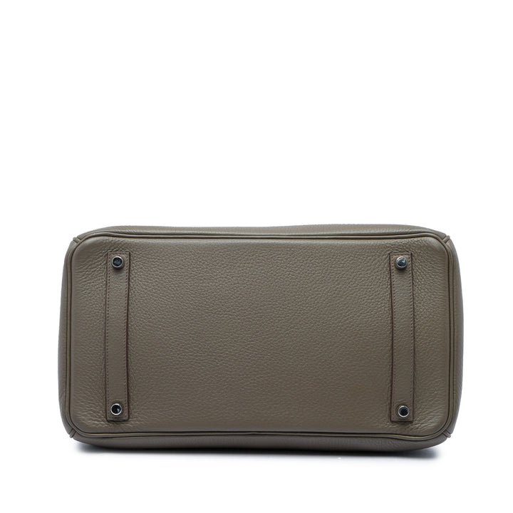 Hermès Birkin Retourne 35 Togo Gris – vue 3 – GABY PARIS