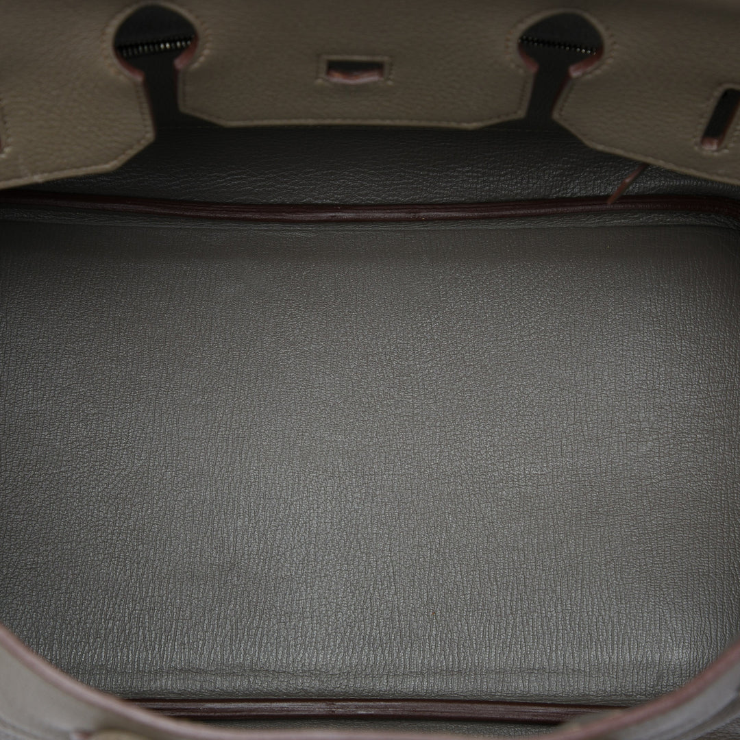 Hermès Birkin Retourne 35 Togo Gris – vue 4 – GABY PARIS