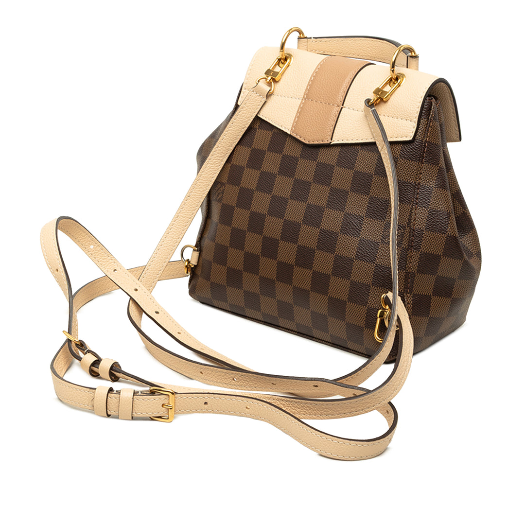 Louis Vuitton Sac à dos Clapton Damier Ébène Marron – vue 2 – GABY PARIS