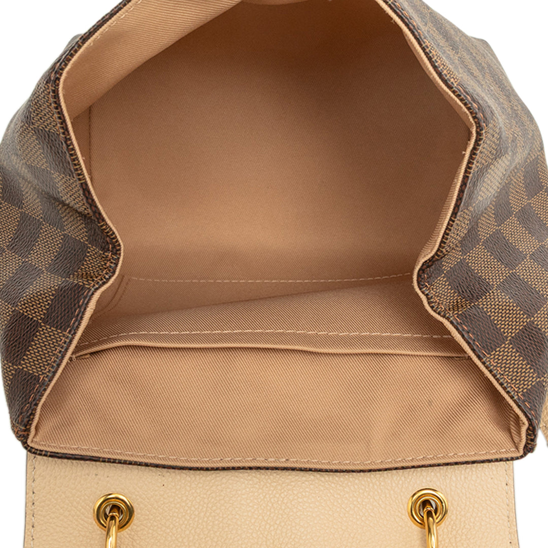 Louis Vuitton Sac à dos Clapton Damier Ébène Marron – vue 4 – GABY PARIS