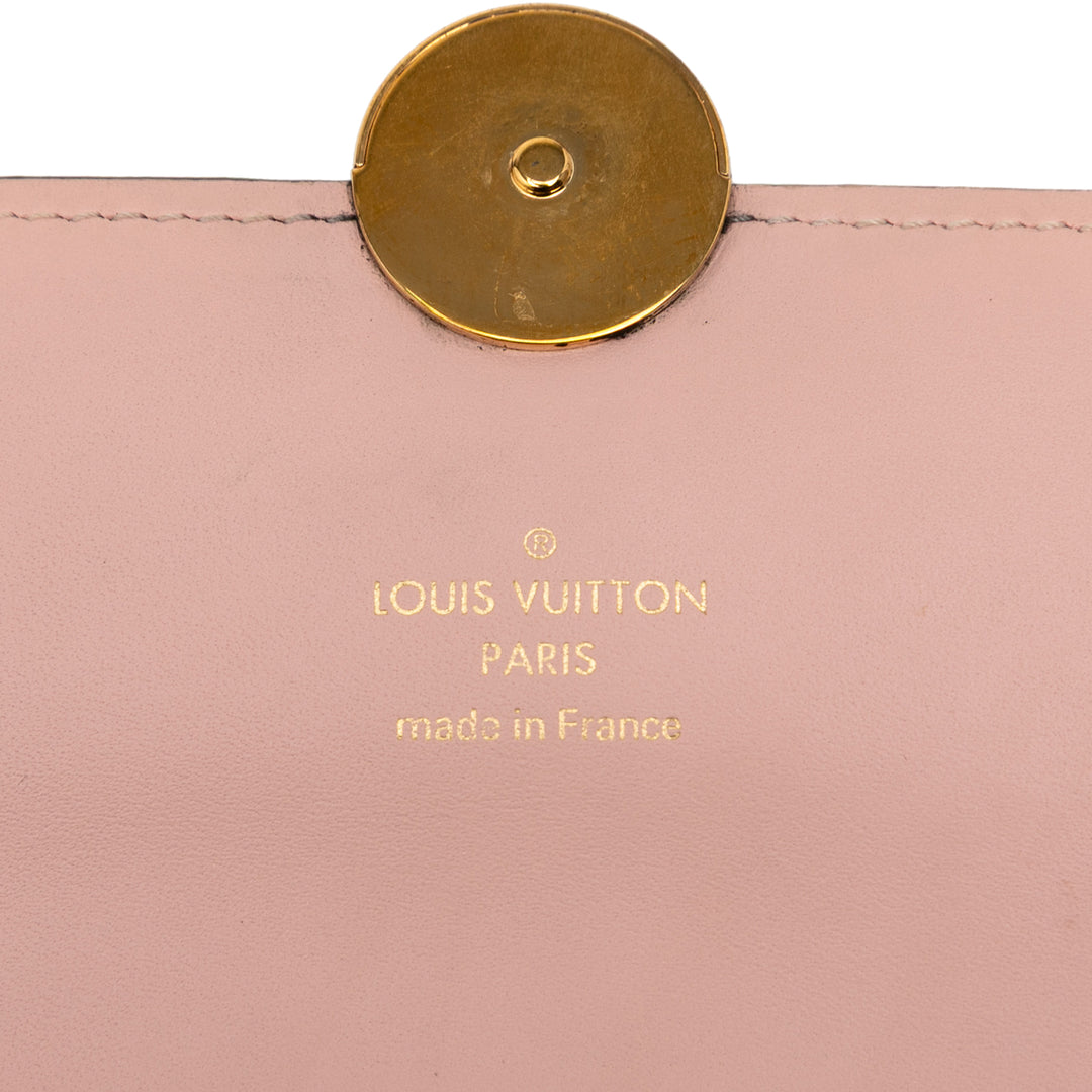 Louis Vuitton Monogram Flore Wallet On Chain Marron