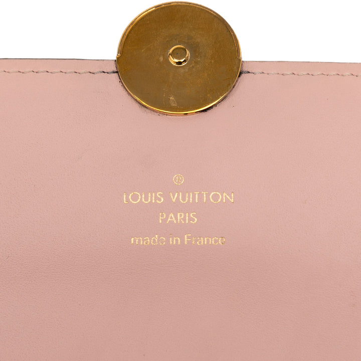 Louis Vuitton Monogram Flore Wallet On Chain Marron
