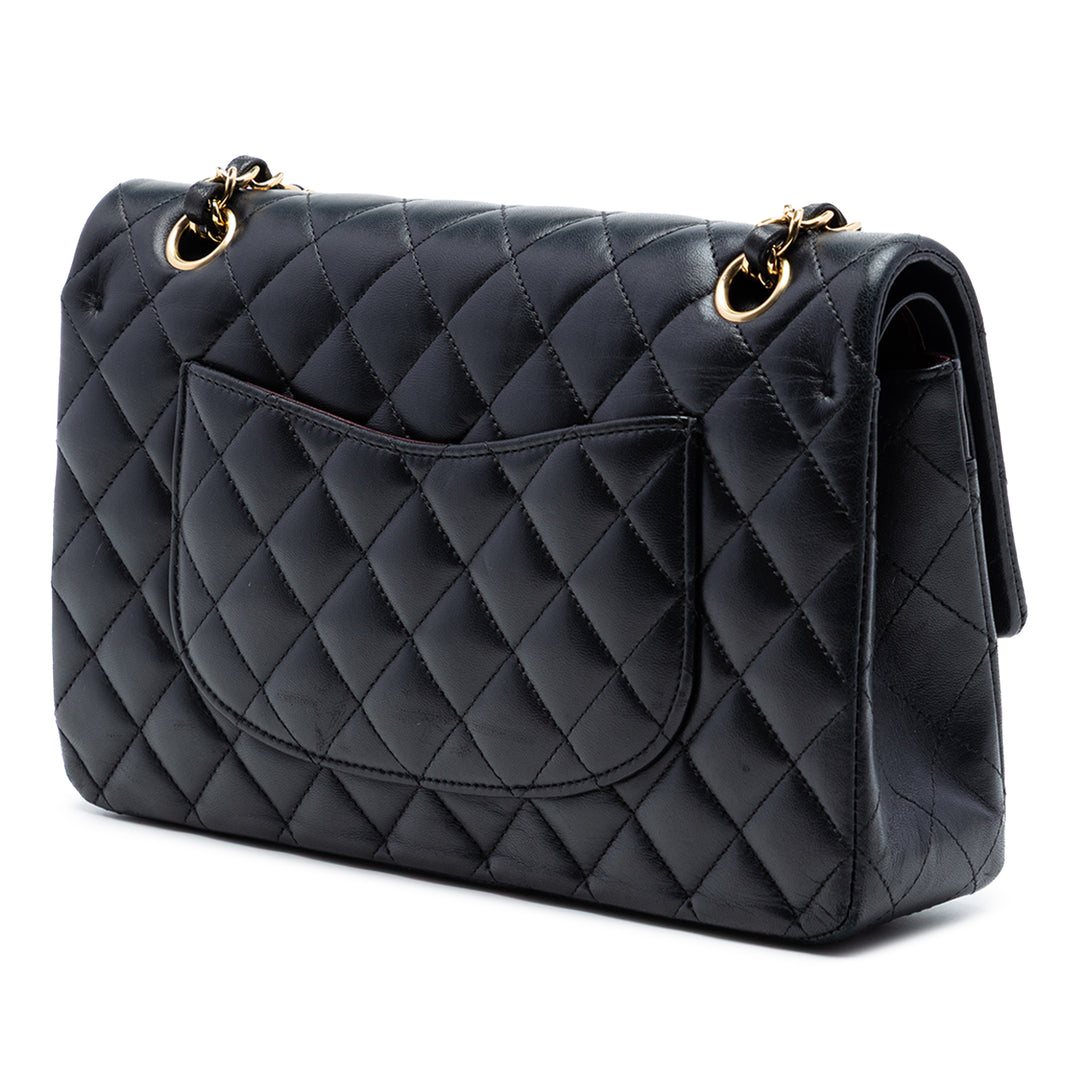 Chanel Medium Classic Cuir d’agneau Double rabat