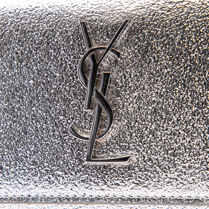 Saint Laurent Mini Metallic Cuir de veau Monogram Sunset Wallet on Chain