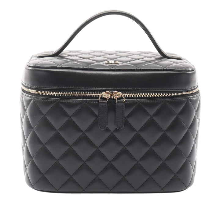 Chanel CC Matelassé Cuir d’agneau Vanity