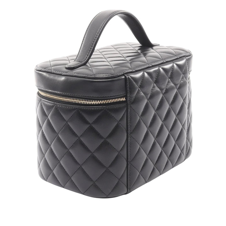 Chanel CC Matelassé Cuir d’agneau Vanity