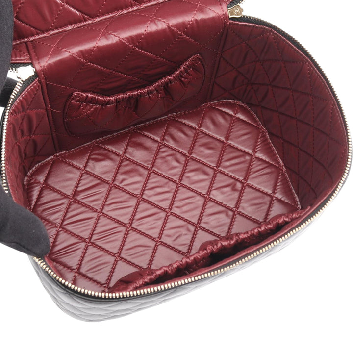 Chanel CC Matelassé Cuir d’agneau Vanity