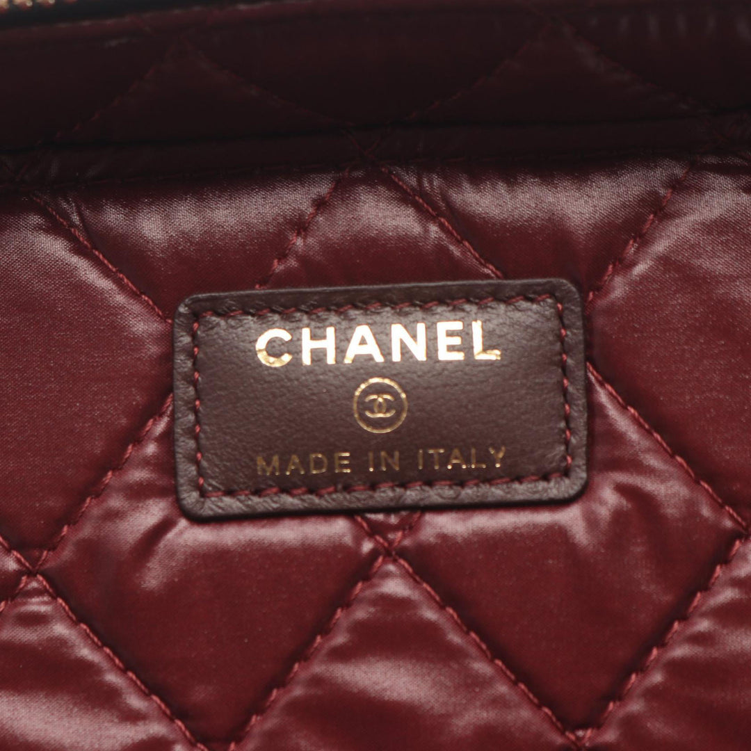 Chanel CC Matelassé Cuir d’agneau Vanity