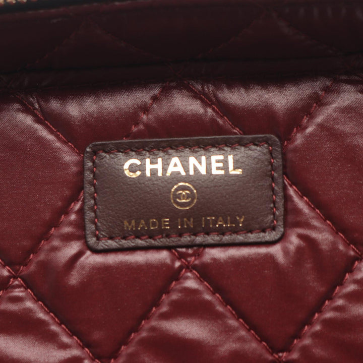 Chanel CC Matelassé Cuir d’agneau Vanity
