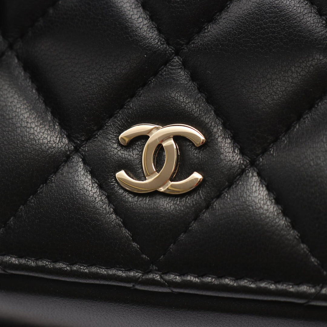 Chanel CC Matelassé Cuir d’agneau Vanity