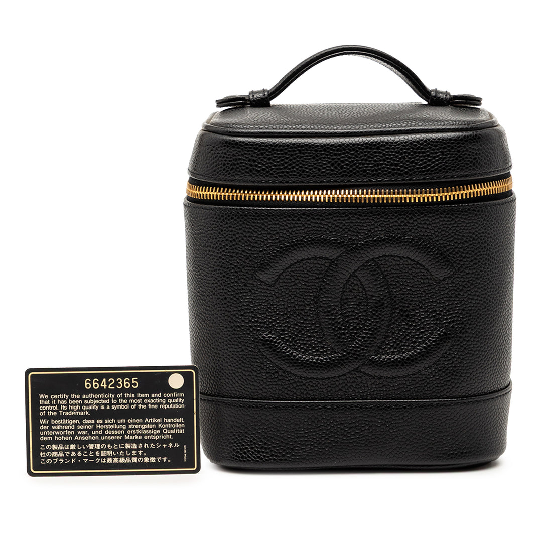 Chanel CC Vanity Cuir caviar