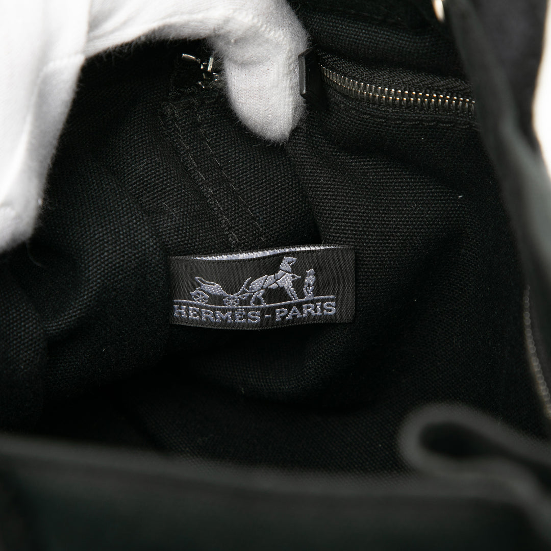 Hermès Toile et Cuir Fourre Tout PM