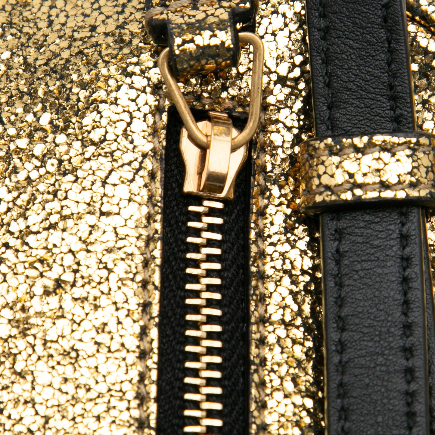 Metallic Monogram Matelasse Lou Belt Bag Gold - Gaby Paris