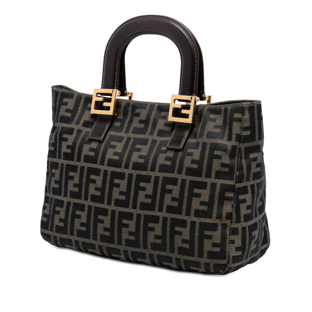 Fendi Small Zucca Toile Twins Cabas