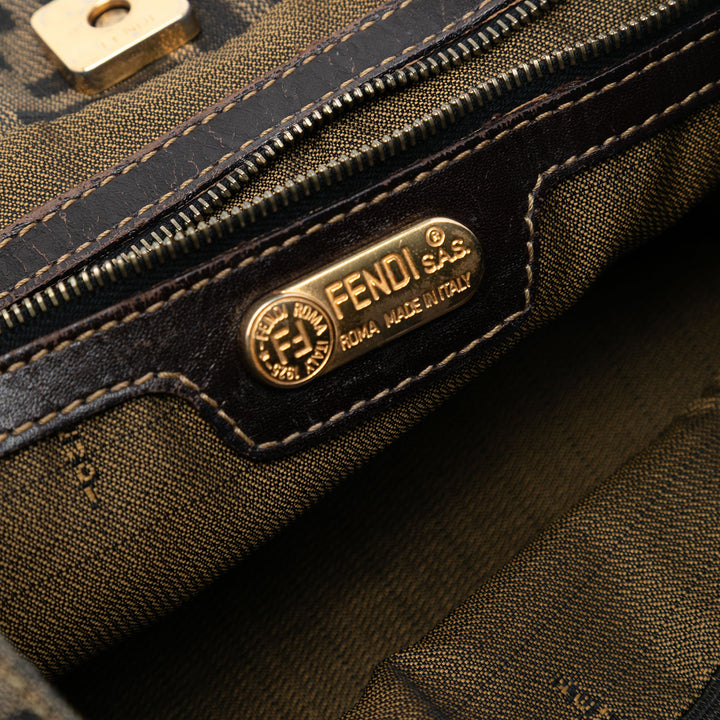 Fendi Small Zucca Toile Twins Cabas