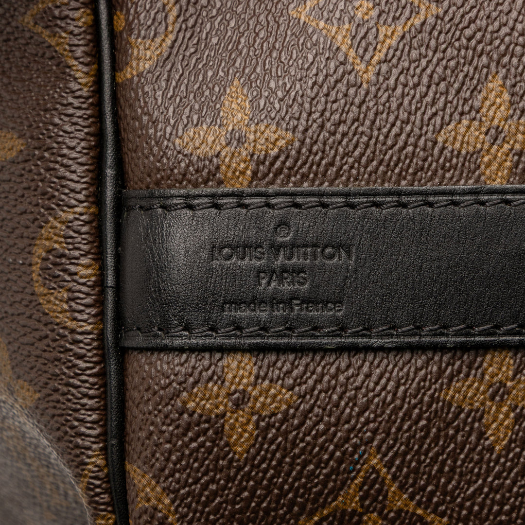 Louis Vuitton Monogram Macassar Keepall Bandouliere 55 Marron – GABY PARIS Authentique
