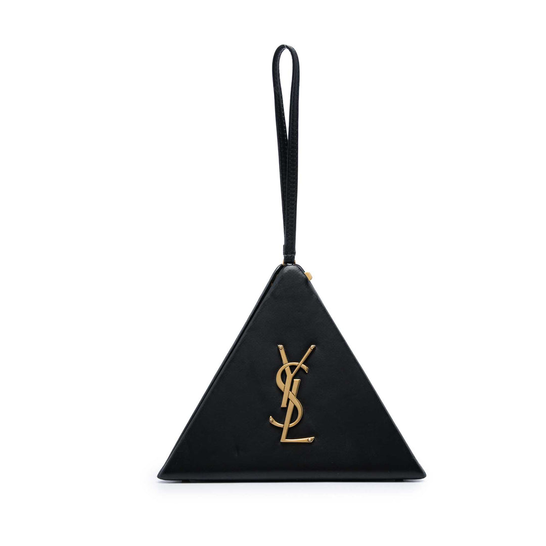 Saint Laurent Pyramid Boîte Pochette Petit Noir
