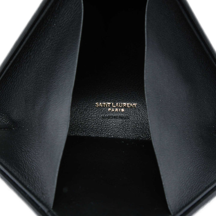 Saint Laurent Pyramid Boîte Pochette Petit Noir