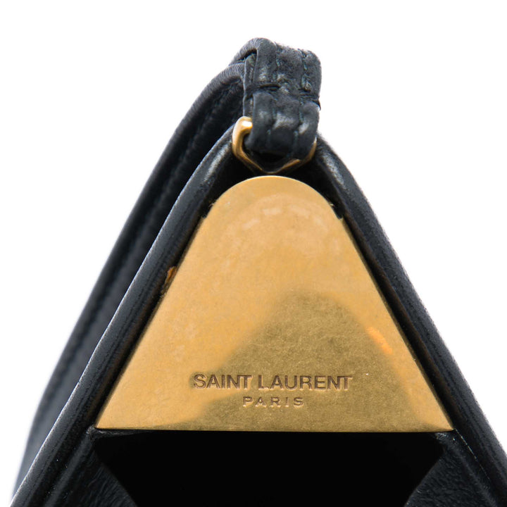 Saint Laurent Pyramid Boîte Pochette Petit Noir