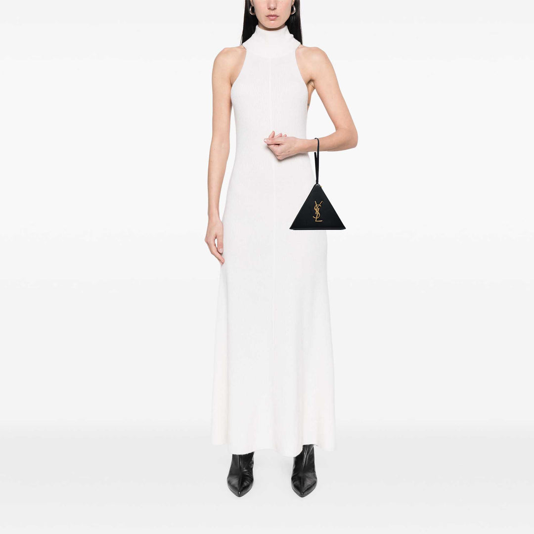 Saint Laurent Pyramid Boîte Pochette Petit Noir