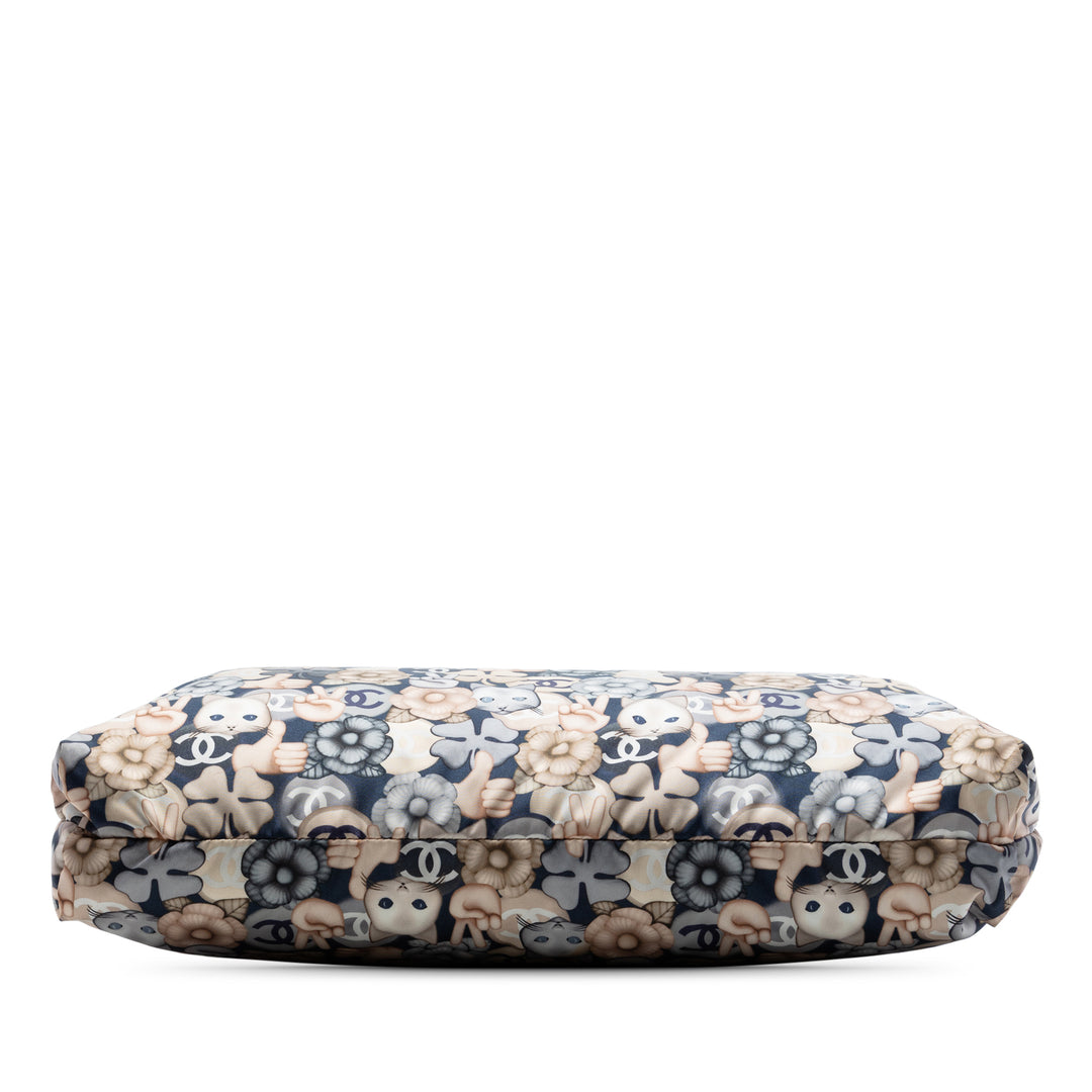 Chanel Cat Emoticon Cabas Grand Nylon
