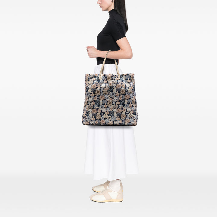 Chanel Cat Emoticon Cabas Grand Nylon