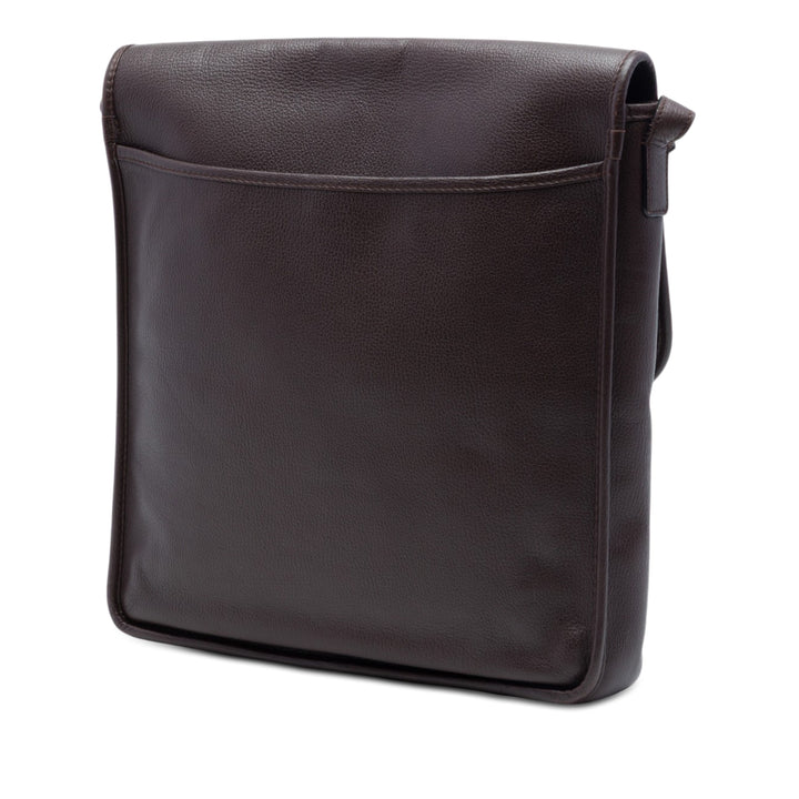 LOEWE Cuir Anagram à rabat Sac porté croisé
