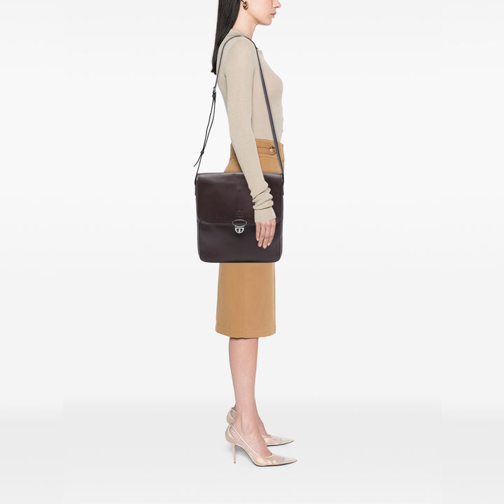 LOEWE Cuir Anagram à rabat Sac porté croisé
